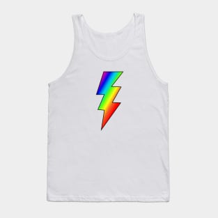 Rainbow Lightening Bolt Tank Top